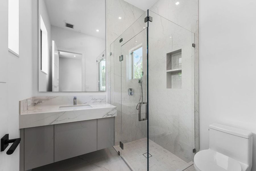 Furnished interior view inside a new home in , Boca Raton (Image 17).