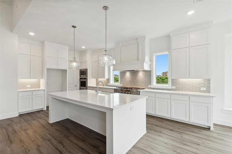 Style and sophistication abound in this dream kitchen!