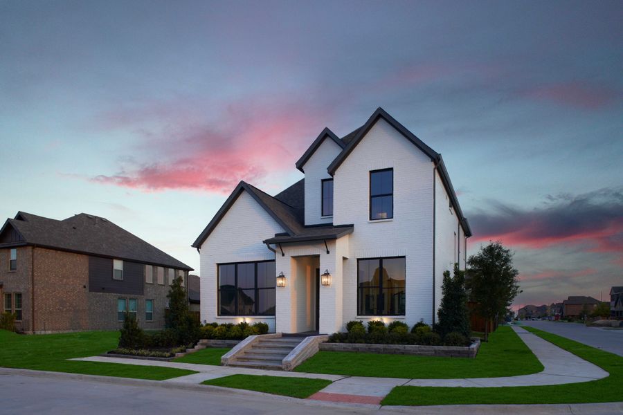 Front exterior of a new home in Edgewater, Royse City, TX, highlighting curb appeal (Image 23).