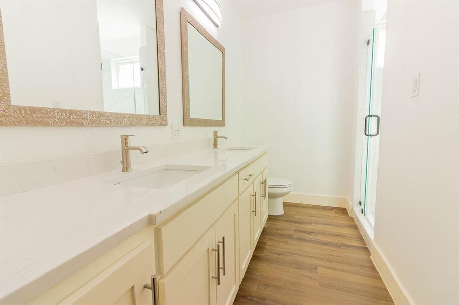 Furnished interior view inside a new home in , Post Oak Bend City (Image 6).