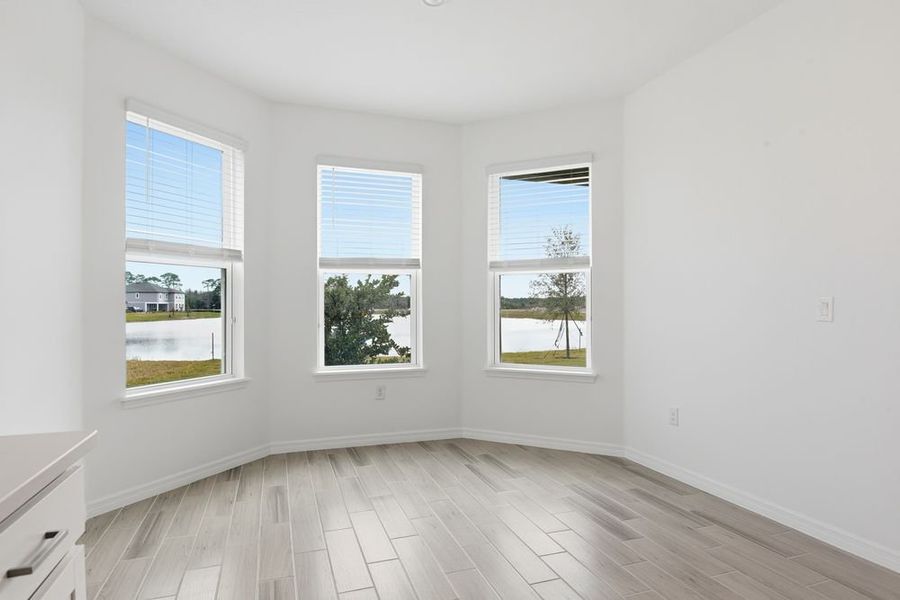 Representative unfurnished interior of a home built from the Barbados by Taylor Morrison in Ardisia Park, New Smyrna Beach (Image 20).