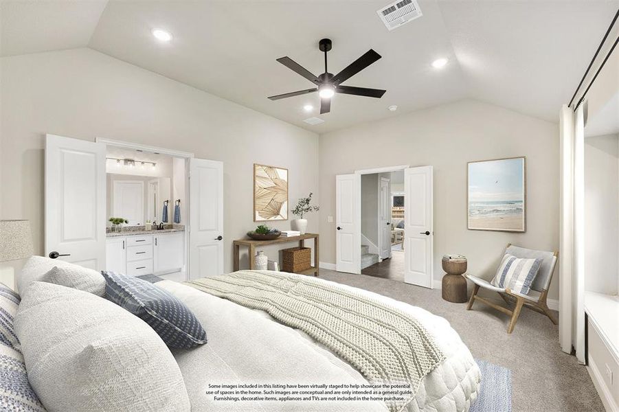 Furnished interior view inside a new home in East Oak Creek 50-55, Commerce (Image 12).