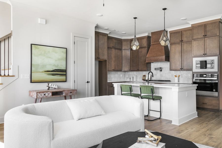 Representative furnished interior of a home built from the The Roosevelt by Greentech Homes LLC in The Farmstead, Hixson (Image 6). Representative furnished interior of a home built from the The Roosevelt by Greentech Homes LLC in The Farmstead, Hixson (Image 6).