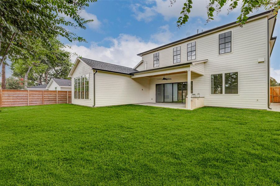 Exterior details and patio area of a home in , Houston (Image 26). Exterior details and patio area of a home in , Houston (Image 26).