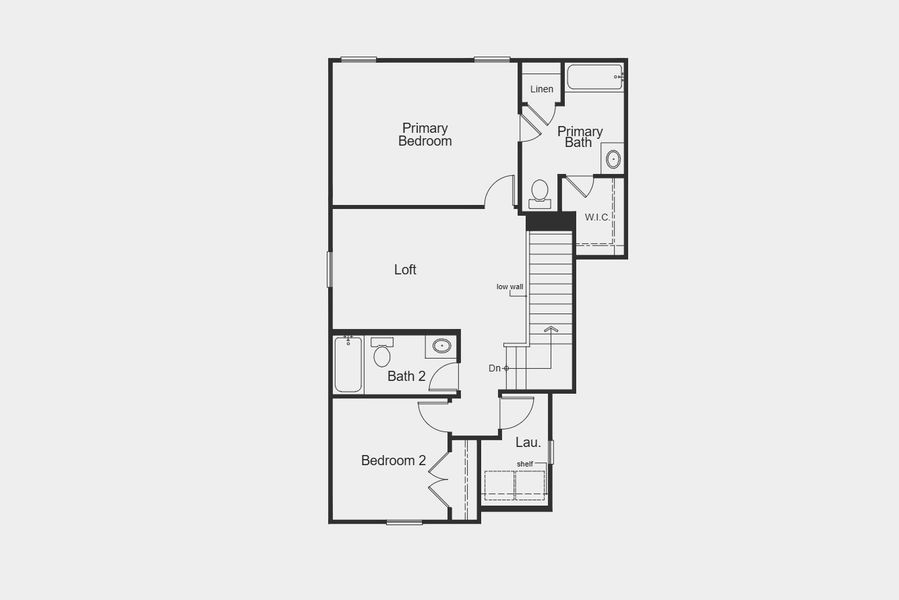 2D floor plan layout for the Plan 1389 by KB Home in Medina Crossing - Villa Collection, Von Ormy, TX (Image 10). 2D floor plan layout for the Plan 1389 by KB Home in Medina Crossing - Villa Collection, Von Ormy, TX (Image 10).
