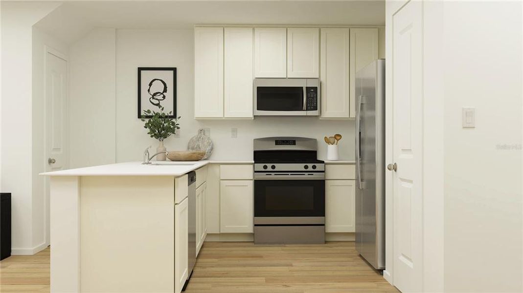 Furnished interior view inside a new home in , Davenport (Image 16).