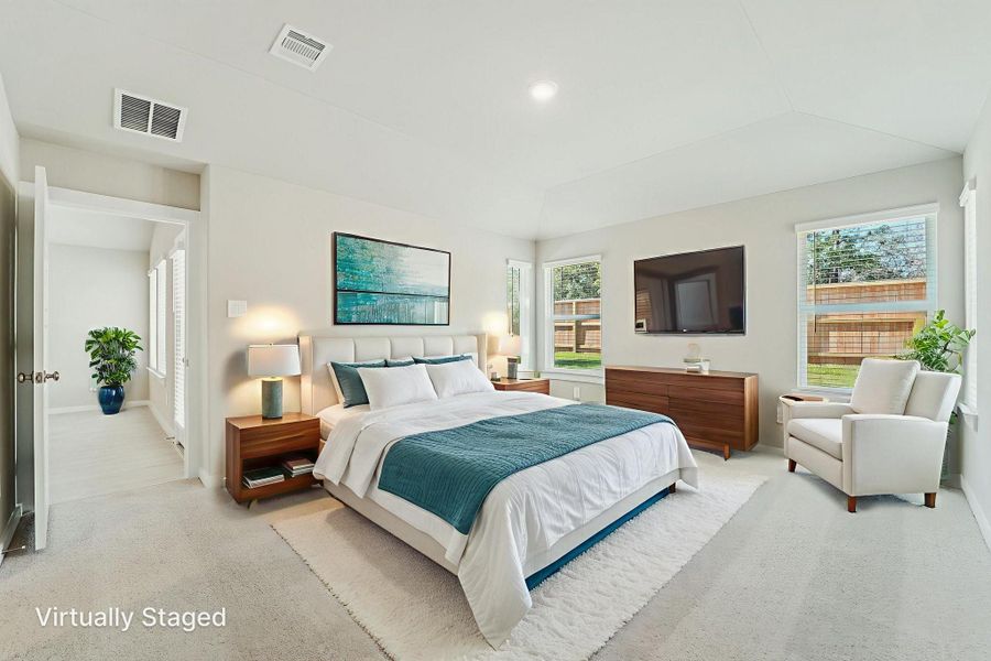 Furnished interior view inside a new home in Stewart's Ranch, Conroe (Image 9). Furnished interior view inside a new home in Stewart's Ranch, Conroe (Image 9).