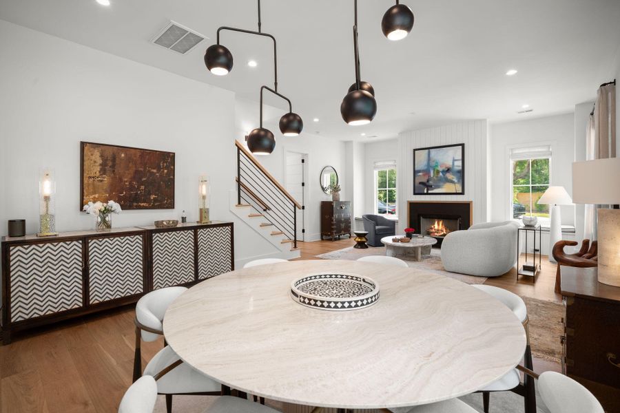 Furnished interior view inside a new home in , Johns Island (Image 50).