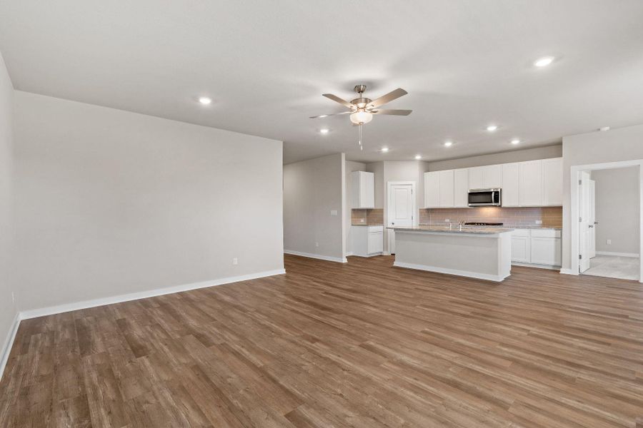 From Family Room to Open Concept Kitchen