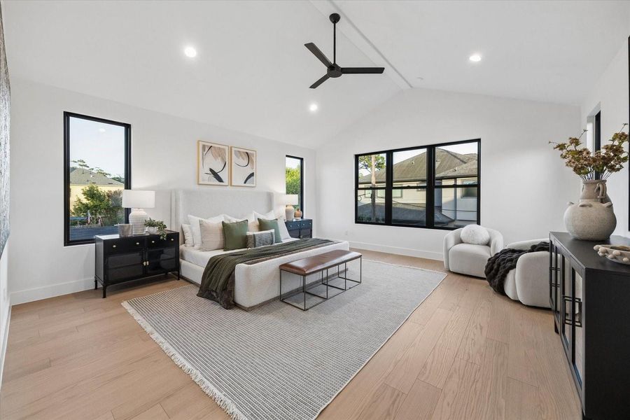 Furnished interior view inside a new home in , Houston (Image 6).