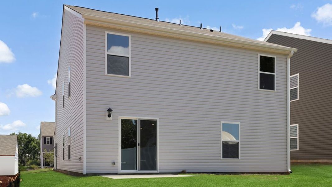 Exterior details and patio area of a home in Baxter Village, Boiling Springs (Image 4).