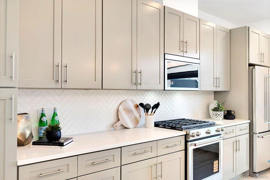 Furnished interior view inside a new home in , Denver (Image 7).