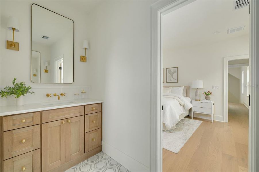 Furnished interior view inside a new home in , St. Petersburg (Image 16).