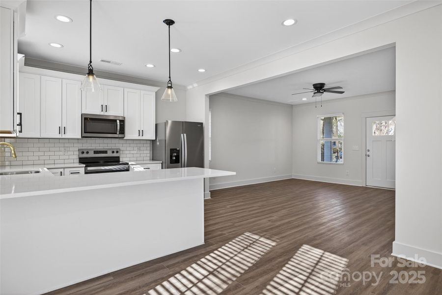 Furnished interior view inside a new home in , Charlotte (Image 7).