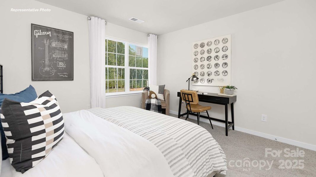 Furnished interior view inside a new home in The Hamptons at Hickory, Hickory (Image 24).