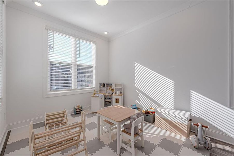 Furnished interior view inside a new home in , Suwanee (Image 23).