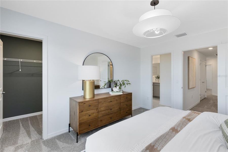 Furnished interior view inside a new home in , Davenport (Image 10).