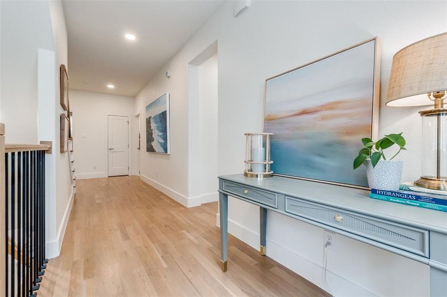 Furnished interior view inside a new home in , Dallas (Image 24).