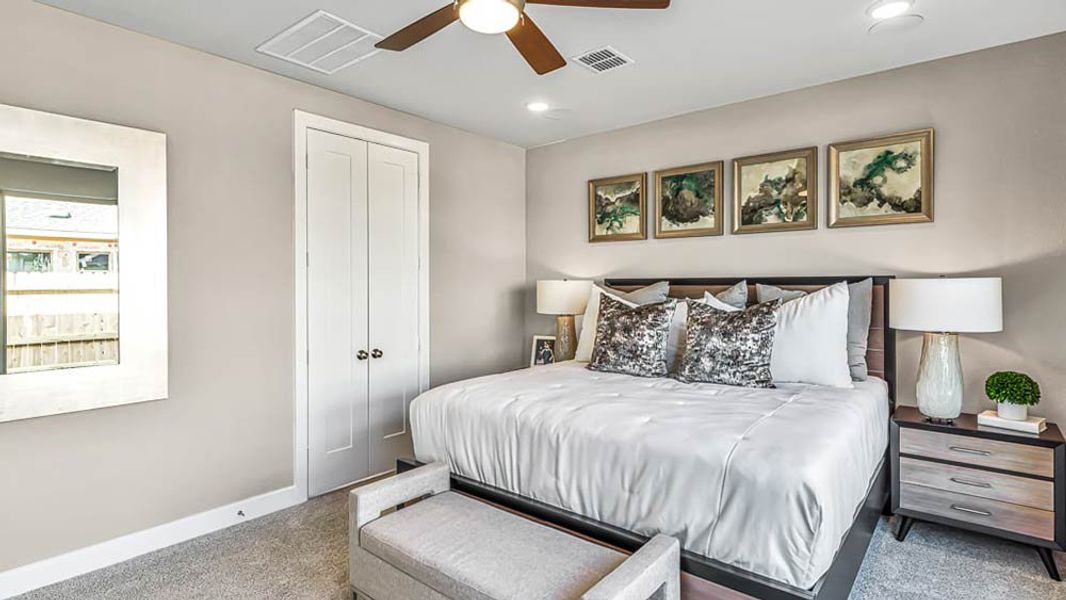 Furnished interior view inside a new home in Avalon at Cypress, Cypress (Image 21).