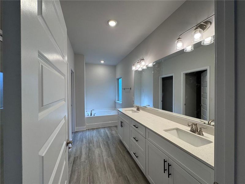 Furnished interior view inside a new home in Magnolia Villas, Cornelia (Image 8). Furnished interior view inside a new home in Magnolia Villas, Cornelia (Image 8).