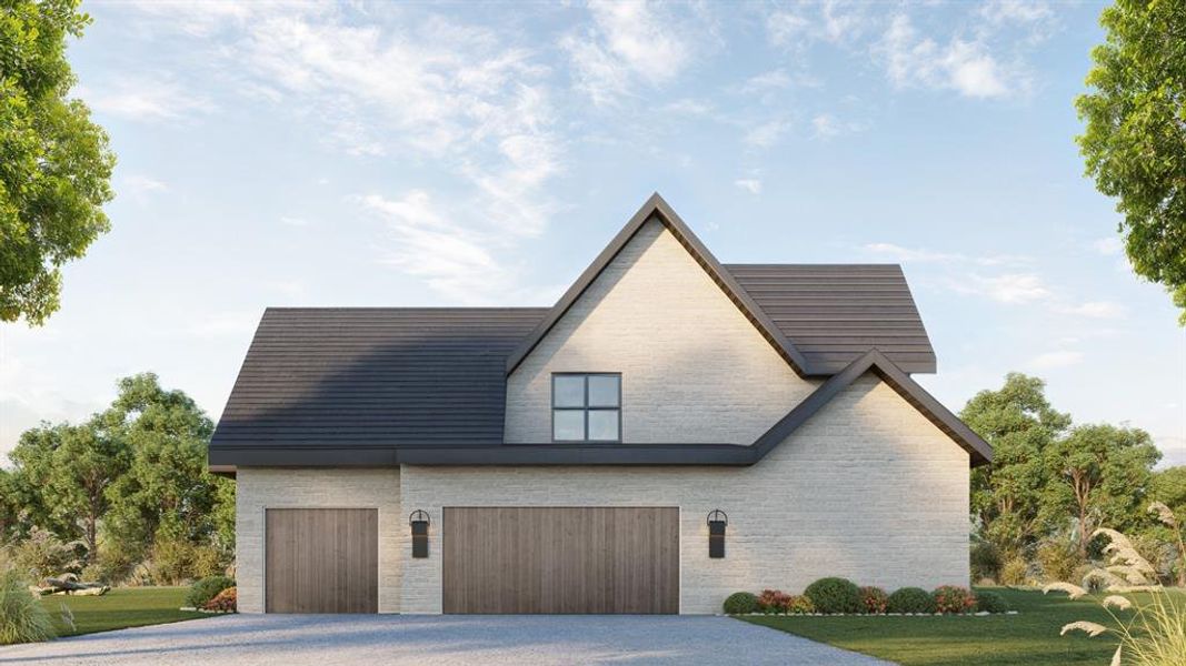 Front exterior of a new home in , Bartonville, TX, highlighting curb appeal (Image 5).