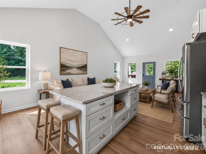Furnished interior view inside a new home in , Cherryville (Image 5).