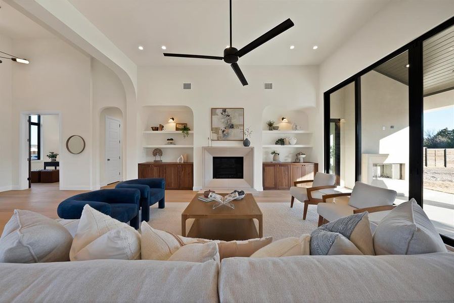Furnished interior view inside a new home in Azalea Hollow, Midlothian (Image 18).