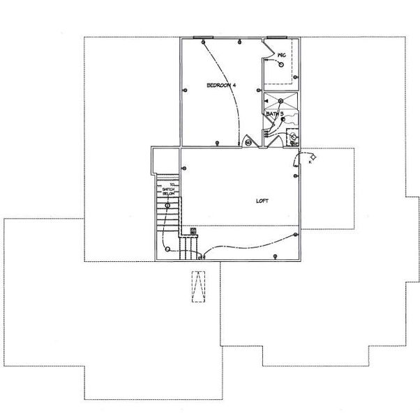 2D floor plan layout of this home in Pamlico Terrace, Awendaw, SC (Image 3).