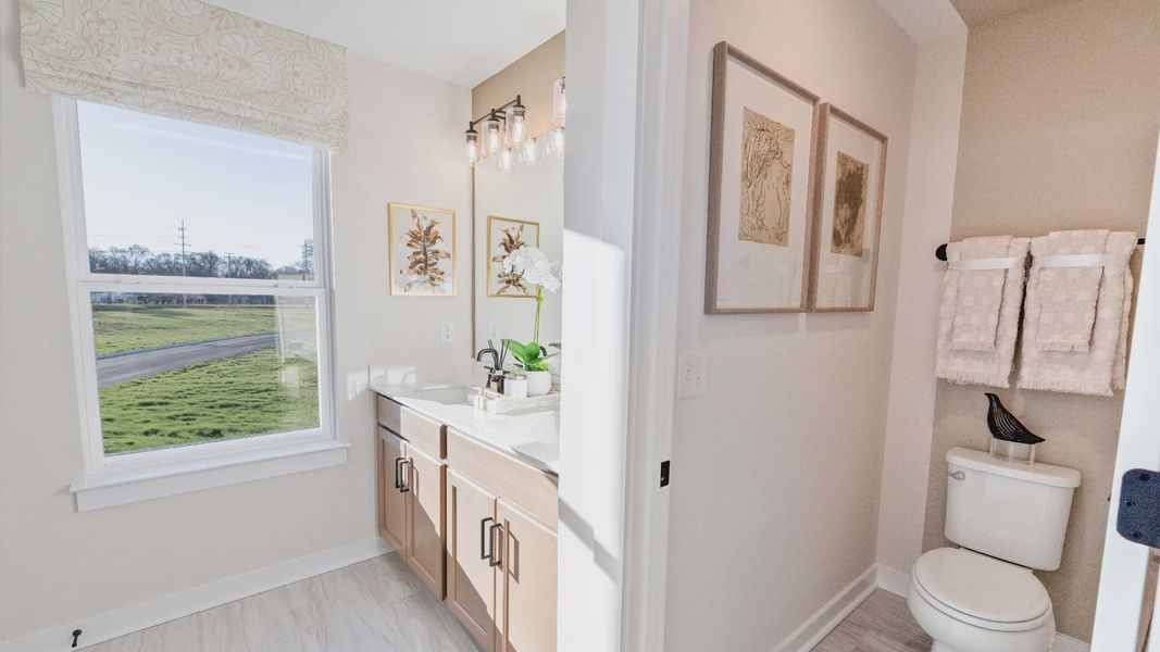 Furnished interior view inside a new home in Cottages of Bearwood, Mount Pleasant (Image 20).