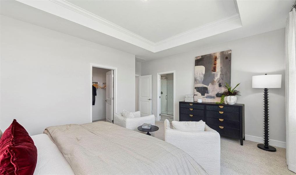 Furnished interior view inside a new home in Creekshaw, Royse City (Image 29).