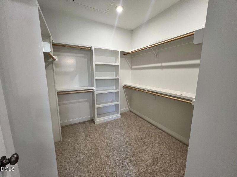 Primary closet Primary closet