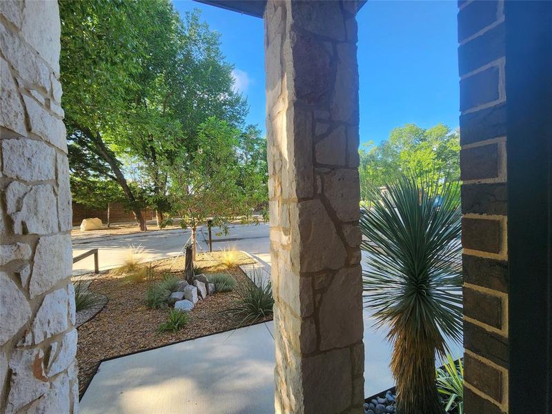 View of yard with a patio