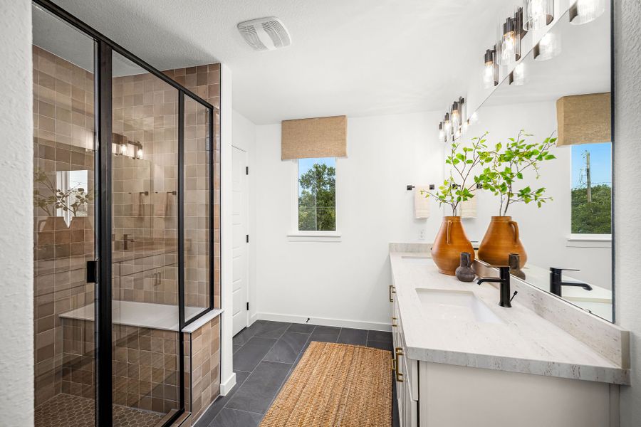 Representative furnished interior of a home built from the Waller by Pulte Homes in Monarch on Main, Round Rock (Image 38). Representative furnished interior of a home built from the Waller by Pulte Homes in Monarch on Main, Round Rock (Image 38).