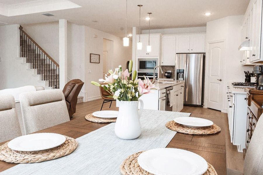 Furnished interior view inside a new home in Pecan Square, Northlake (Image 7).