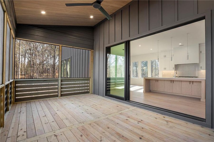 Exterior details and patio area of a home in Aster, Roswell (Image 4).