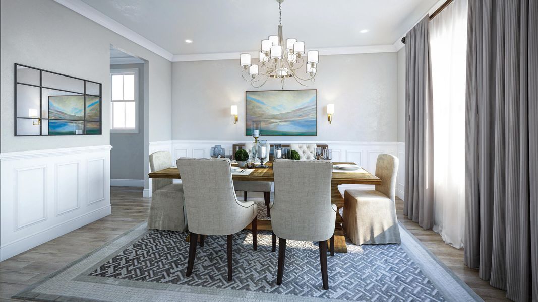 Furnished interior view inside a new home in Liberty Hill Farm, Mount Pleasant (Image 7).