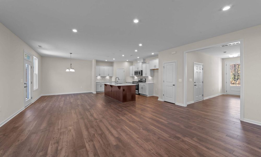 Representative unfurnished interior of a home built from the The Sycamore by Chesapeake Homes in Terrapin, Leland (Image 17).