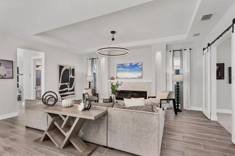 Furnished interior view inside a new home in Aqua Single Family Homes, Bradenton (Image 9).