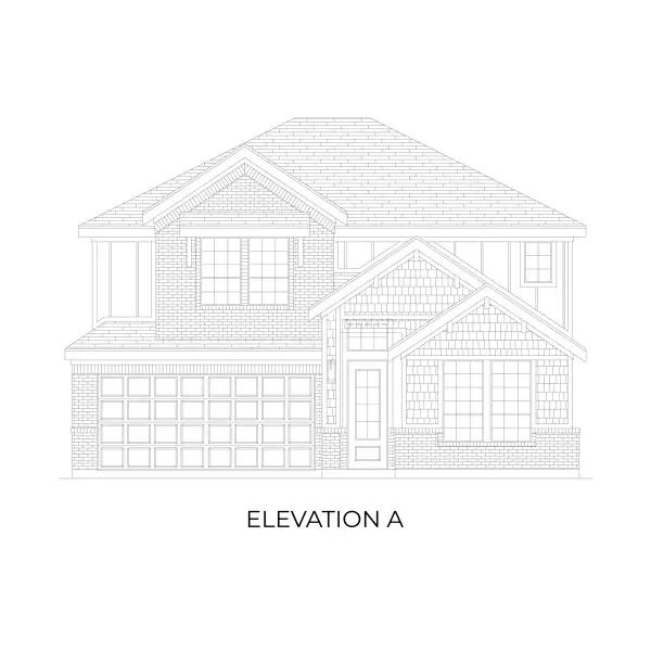 Representative rendering of the exterior for the Roosevelt F by First Texas Homes (Image 3). Representative rendering of the exterior for the Roosevelt F by First Texas Homes (Image 3).