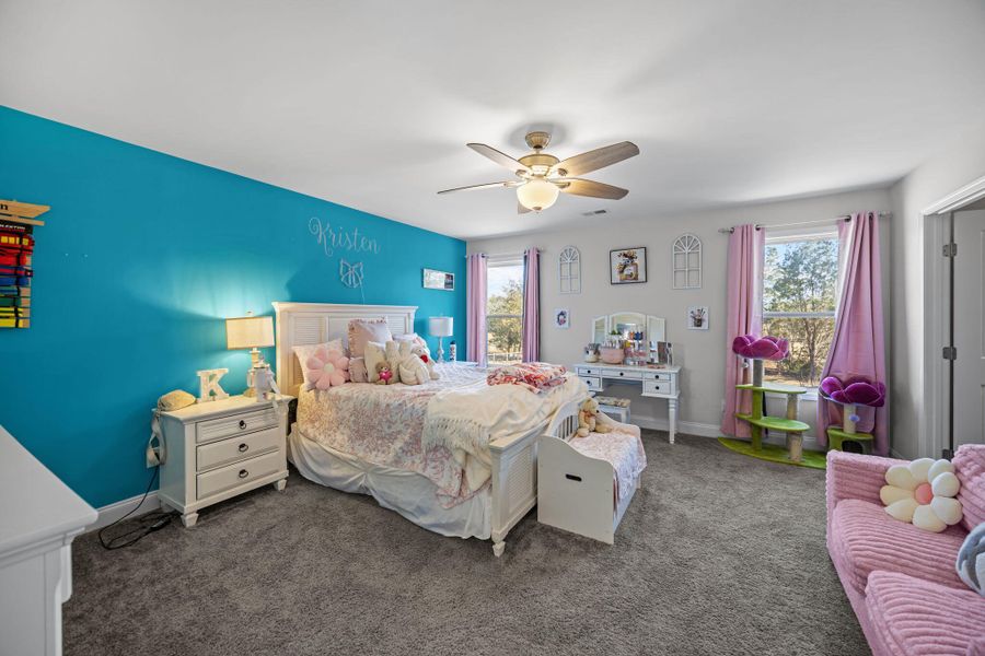 Furnished interior view inside a new home in , Meggett (Image 10).
