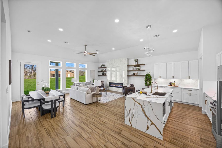 Furnished interior view inside a new home in , Dayton (Image 16).