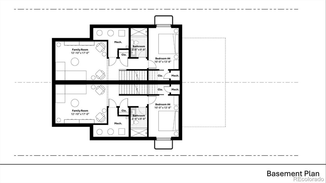 2D floor plan layout of this home in , Denver, CO (Image 9).