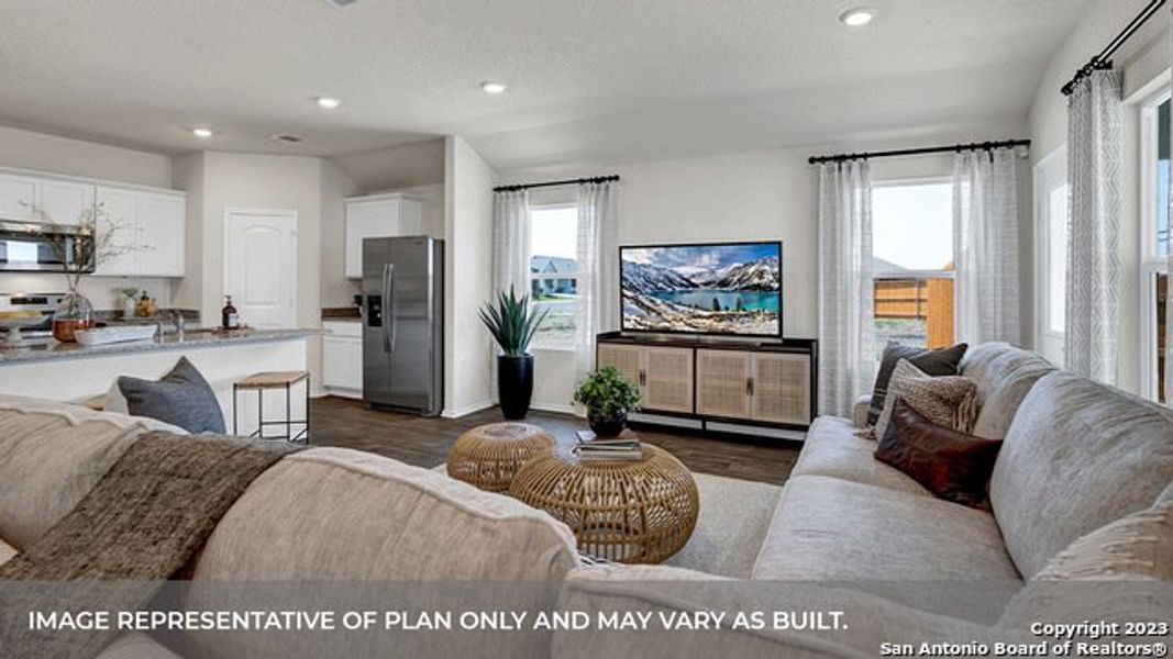 Furnished interior view inside a new home in Navarro Fields, Seguin (Image 12).