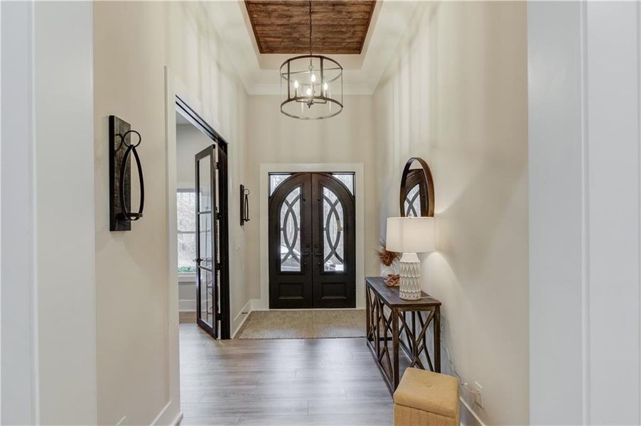 Furnished interior view inside a new home in , Suwanee (Image 11).