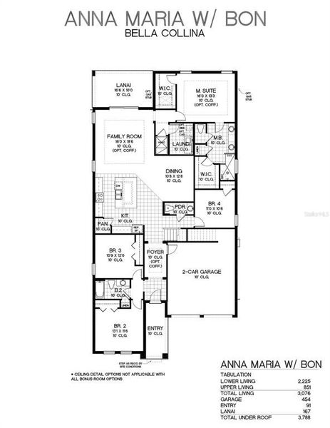 2D floor plan layout of this home in Serenade at Ovation, Winter Garden, FL (Image 3). 2D floor plan layout of this home in Serenade at Ovation, Winter Garden, FL (Image 3).