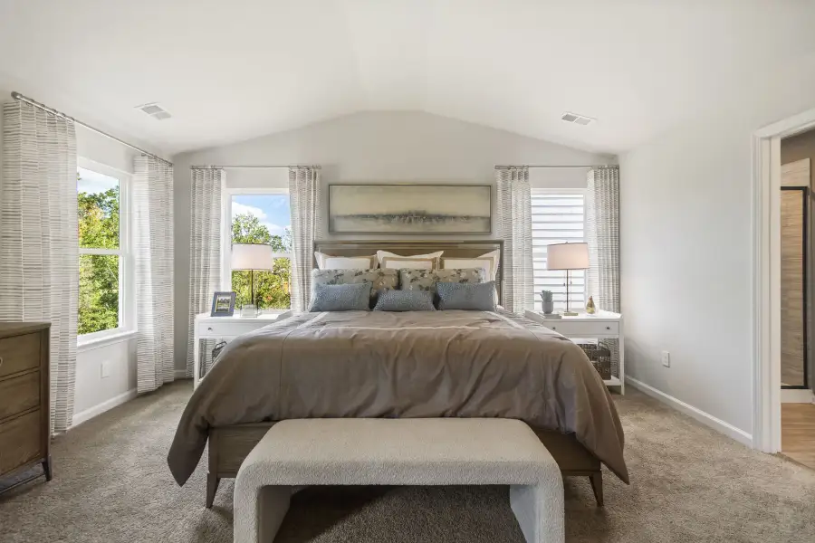 Furnished interior view inside a new home in Bridgeport Single Family Homes, Greenville (Image 32).