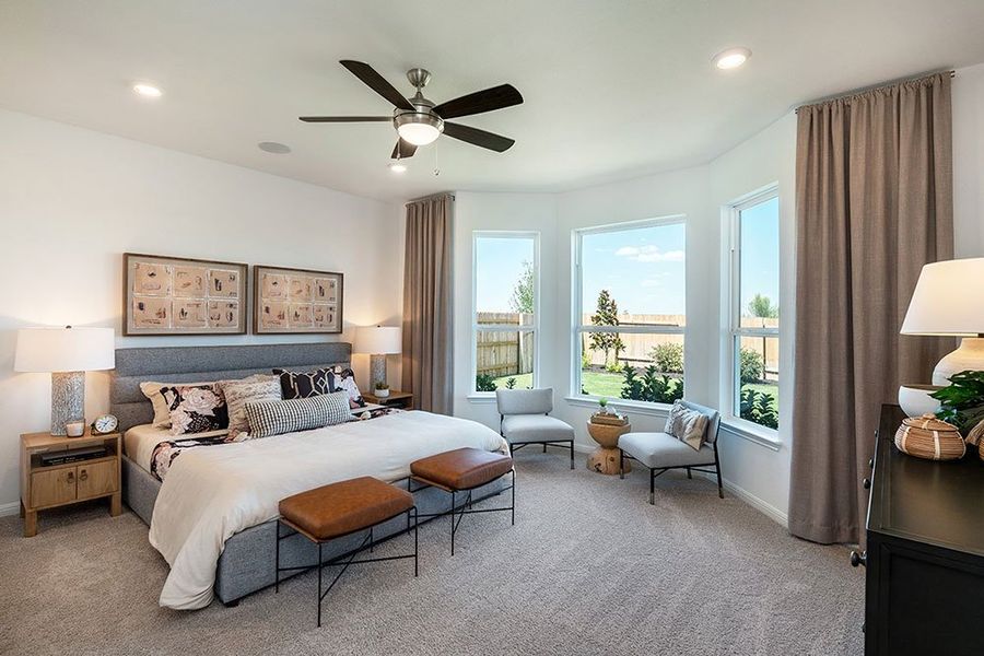 Representative furnished interior of a home built from the Jasmine by Taylor Morrison in Turner's Crossing 45s, Buda (Image 21).