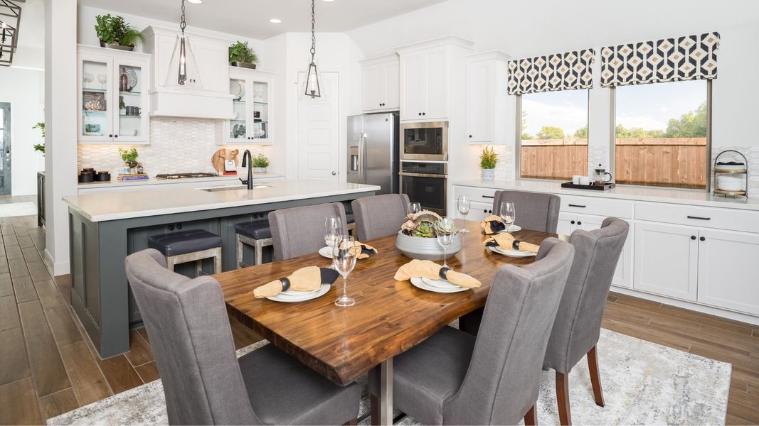 Furnished interior view inside a new home in Devonshire - Reserve 50', Forney (Image 5). Furnished interior view inside a new home in Devonshire - Reserve 50', Forney (Image 5).