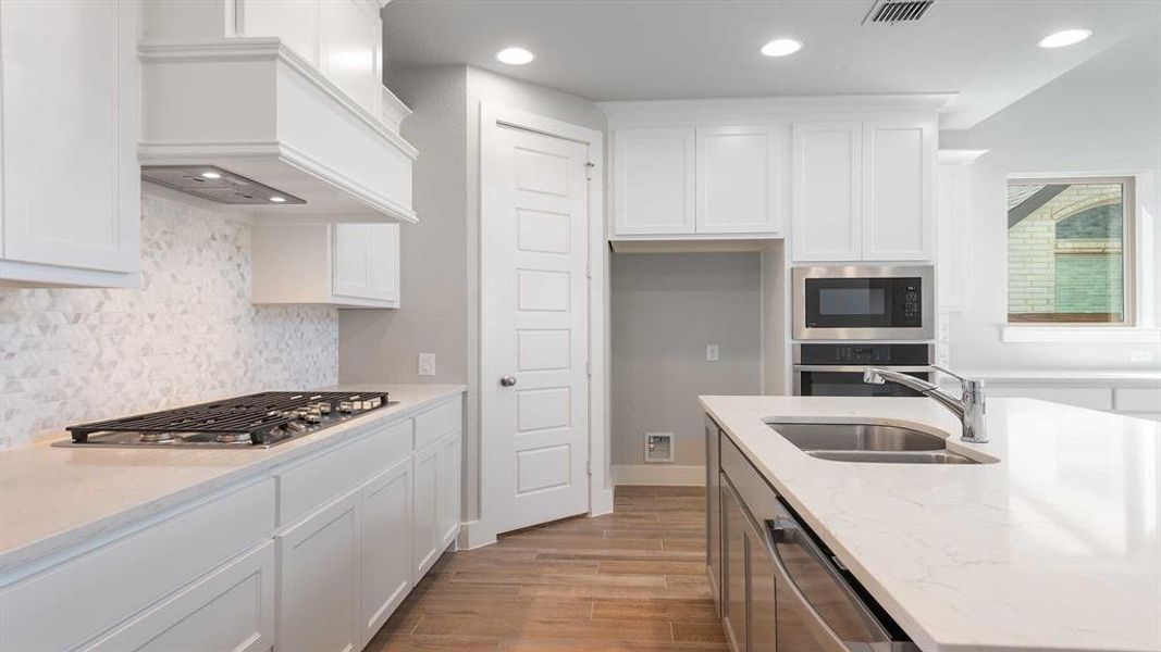 Furnished interior view inside a new home in Devonshire - Reserve 50', Forney (Image 11). Furnished interior view inside a new home in Devonshire - Reserve 50', Forney (Image 11).