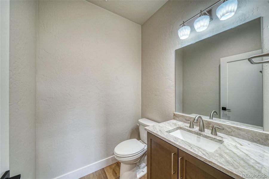 first level 1/2 bathroom